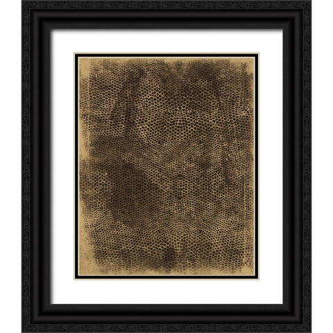 Animal Print 2 Black Ornate Wood Framed Art Print with Double Matting by Grey, Jace