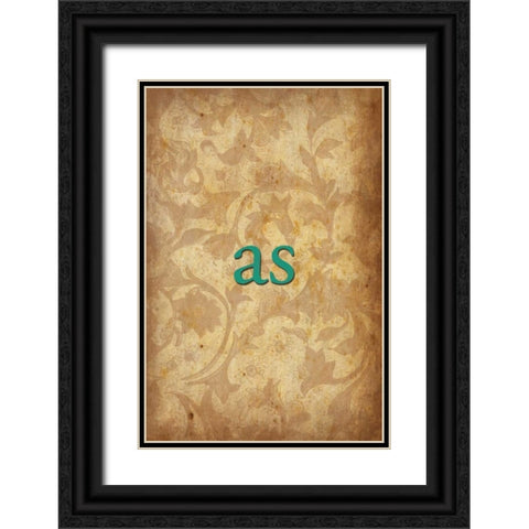 as Black Ornate Wood Framed Art Print with Double Matting by Grey, Jace