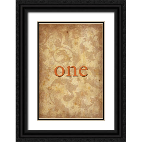one Black Ornate Wood Framed Art Print with Double Matting by Grey, Jace
