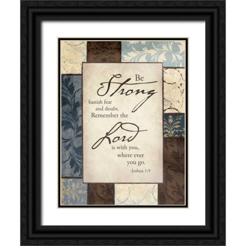 Blue Lord Black Ornate Wood Framed Art Print with Double Matting by Grey, Jace