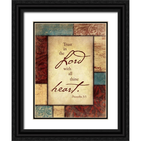 The Lord Black Ornate Wood Framed Art Print with Double Matting by Grey, Jace