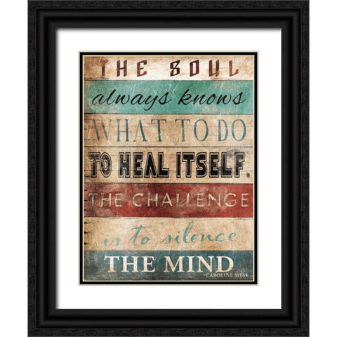 The Soul Black Ornate Wood Framed Art Print with Double Matting by Grey, Jace