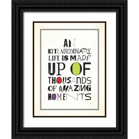 Moments Black Ornate Wood Framed Art Print with Double Matting by Grey, Jace