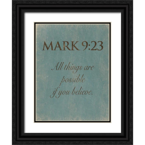 Mark 923 Black Ornate Wood Framed Art Print with Double Matting by Grey, Jace