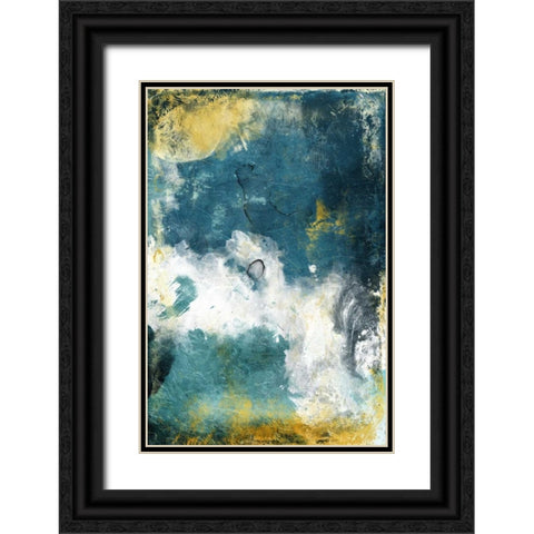 Cosmic Graffiti Black Ornate Wood Framed Art Print with Double Matting by Grey, Jace