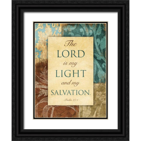Lord Light Black Ornate Wood Framed Art Print with Double Matting by Grey, Jace