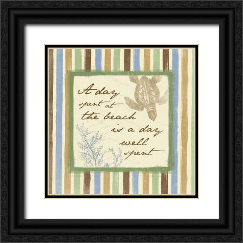 A DAY Black Ornate Wood Framed Art Print with Double Matting by Grey, Jace
