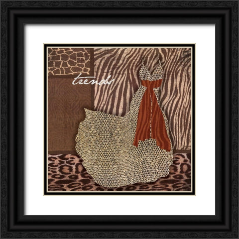 Trends Black Ornate Wood Framed Art Print with Double Matting by Grey, Jace