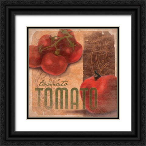 Tomato 2 Black Ornate Wood Framed Art Print with Double Matting by Grey, Jace