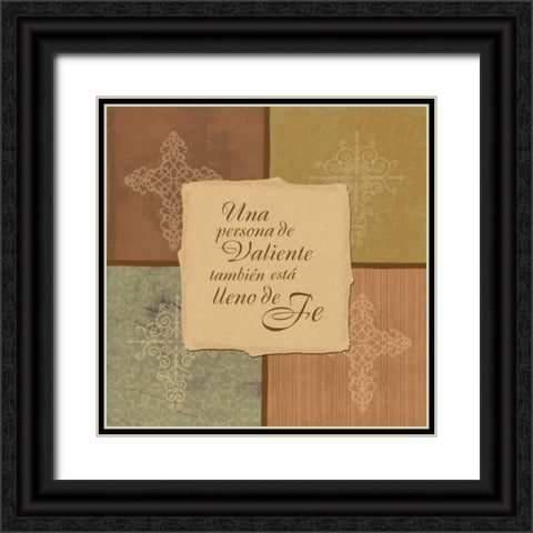 Spanish4patch Black Ornate Wood Framed Art Print with Double Matting by Grey, Jace