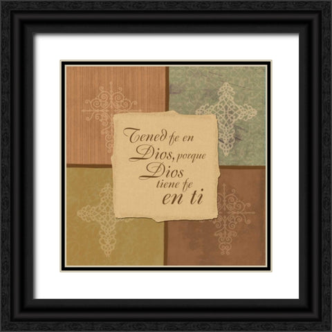 Spanish4patch Black Ornate Wood Framed Art Print with Double Matting by Grey, Jace