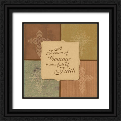 English4patch Black Ornate Wood Framed Art Print with Double Matting by Grey, Jace