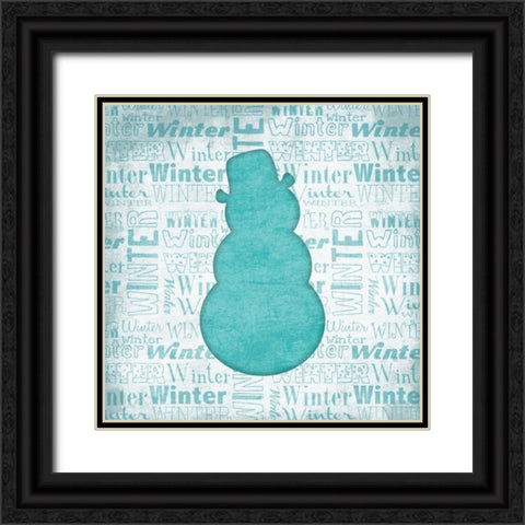 Winter Black Ornate Wood Framed Art Print with Double Matting by Grey, Jace