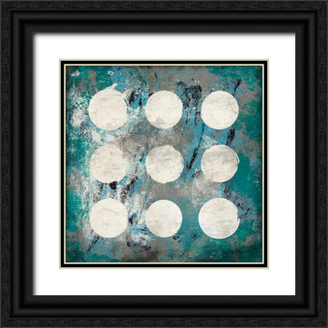 RC Abstract Black Ornate Wood Framed Art Print with Double Matting by Grey, Jace