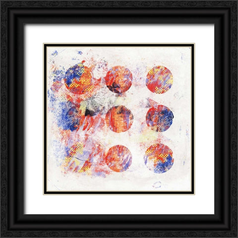 Abstract 2 Black Ornate Wood Framed Art Print with Double Matting by Grey, Jace