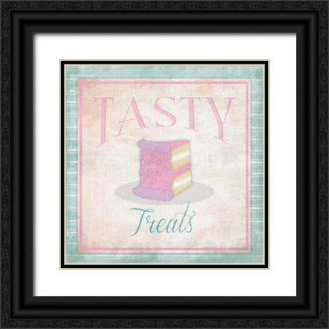 Cakes Black Ornate Wood Framed Art Print with Double Matting by Grey, Jace