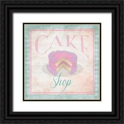 Cakes 2 Black Ornate Wood Framed Art Print with Double Matting by Grey, Jace