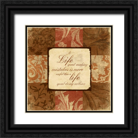 SpicePatch inspirational Black Ornate Wood Framed Art Print with Double Matting by Grey, Jace