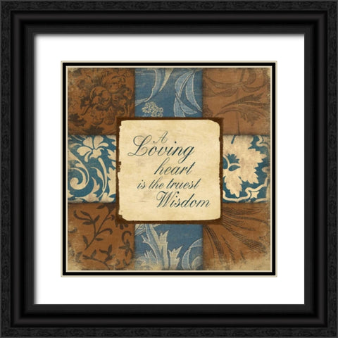 BluebrownPatch inspirational Black Ornate Wood Framed Art Print with Double Matting by Grey, Jace