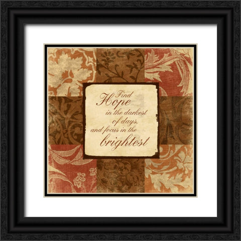 SpicePatch inspirational 2 Black Ornate Wood Framed Art Print with Double Matting by Grey, Jace