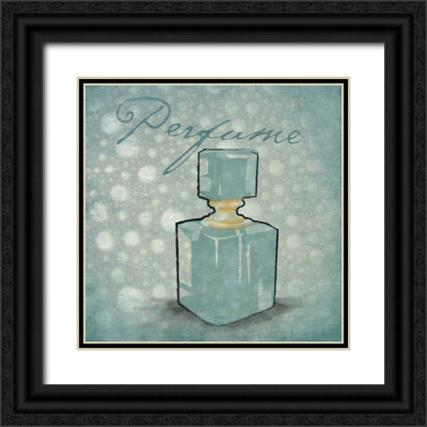 Perfume bubbles Black Ornate Wood Framed Art Print with Double Matting by Grey, Jace