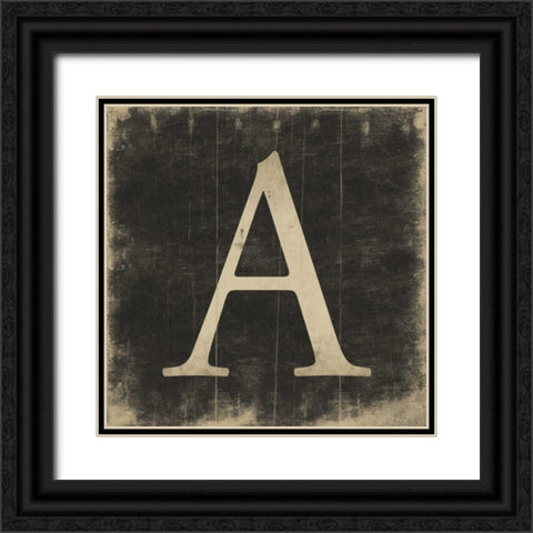 A Black Ornate Wood Framed Art Print with Double Matting by Grey, Jace