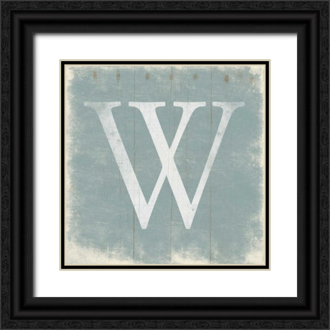 W Black Ornate Wood Framed Art Print with Double Matting by Grey, Jace