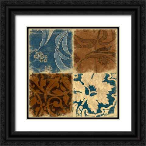 Pattern Black Ornate Wood Framed Art Print with Double Matting by Grey, Jace