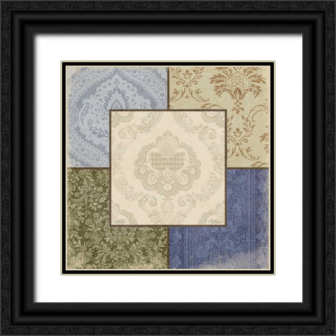 Borders Black Ornate Wood Framed Art Print with Double Matting by Grey, Jace