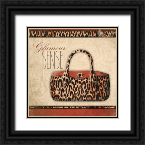 Glamour Sense Black Ornate Wood Framed Art Print with Double Matting by Grey, Jace