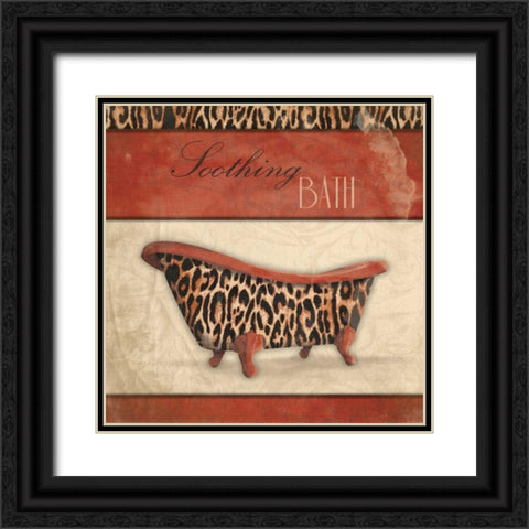 Soothing Bath Black Ornate Wood Framed Art Print with Double Matting by Grey, Jace