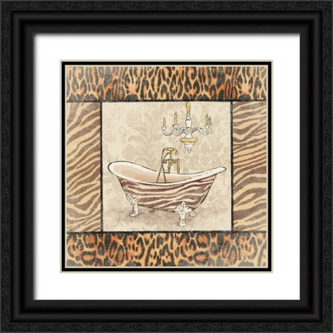 Bath 2 Black Ornate Wood Framed Art Print with Double Matting by Grey, Jace