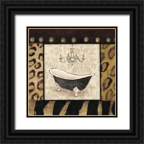 Bath 5 Black Ornate Wood Framed Art Print with Double Matting by Grey, Jace