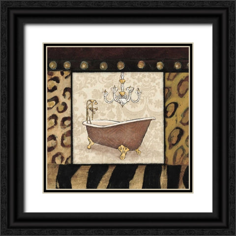 Bath 6 Black Ornate Wood Framed Art Print with Double Matting by Grey, Jace