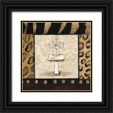 Sink 1 Black Ornate Wood Framed Art Print with Double Matting by Grey, Jace
