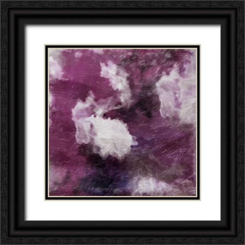 Atmosphere Abstract Black Ornate Wood Framed Art Print with Double Matting by Grey, Jace