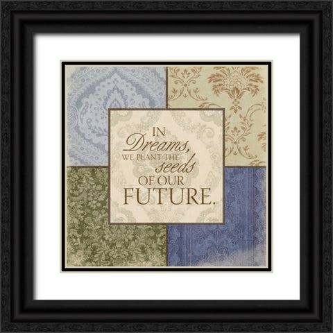 Seeds of the future Black Ornate Wood Framed Art Print with Double Matting by Grey, Jace