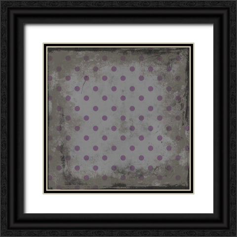 Pattern 3 Black Ornate Wood Framed Art Print with Double Matting by Grey, Jace