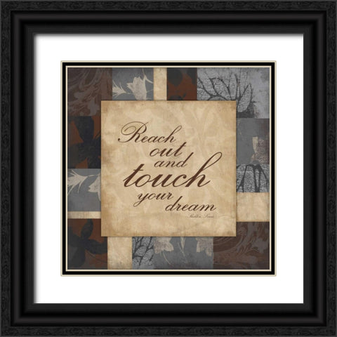 Reach out Black Ornate Wood Framed Art Print with Double Matting by Grey, Jace