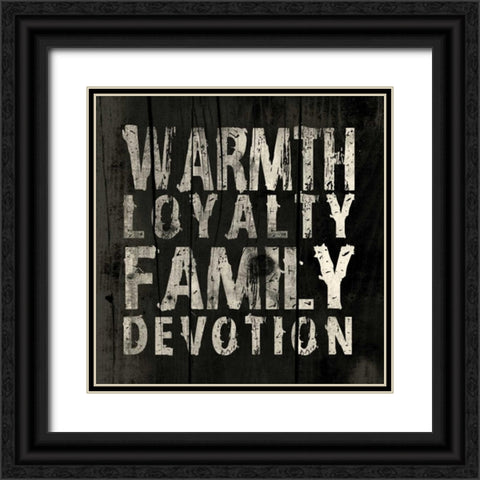 Warmth Black Ornate Wood Framed Art Print with Double Matting by Grey, Jace