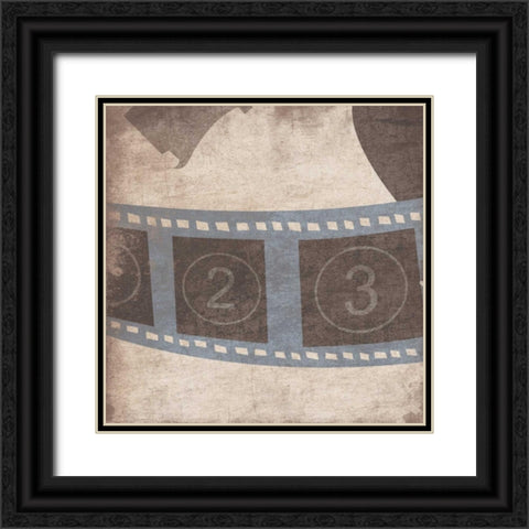 Film Black Ornate Wood Framed Art Print with Double Matting by Grey, Jace
