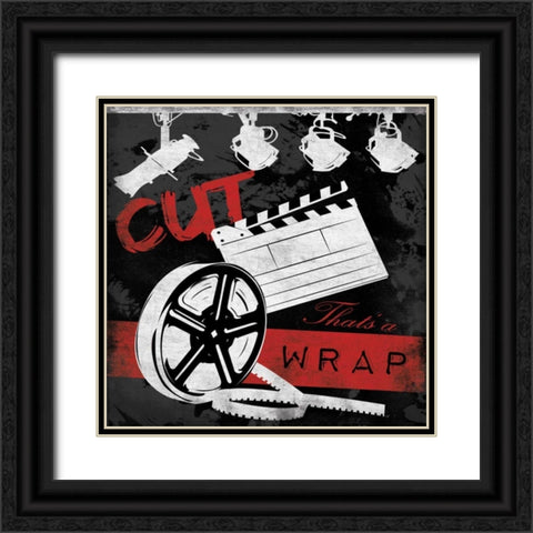 Wrap Black Ornate Wood Framed Art Print with Double Matting by Grey, Jace