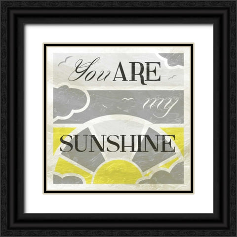 Sunshine Black Ornate Wood Framed Art Print with Double Matting by Grey, Jace