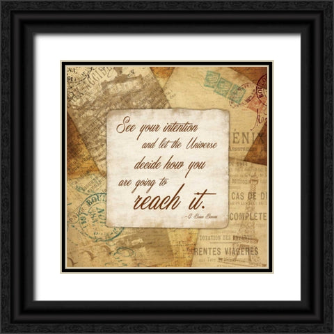 Reach Black Ornate Wood Framed Art Print with Double Matting by Grey, Jace