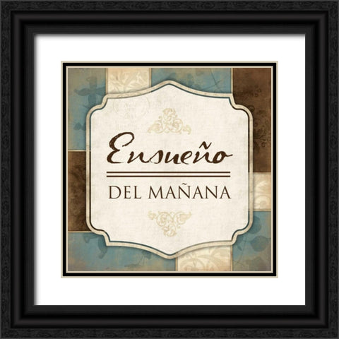 Enueno Del Manana Black Ornate Wood Framed Art Print with Double Matting by Grey, Jace