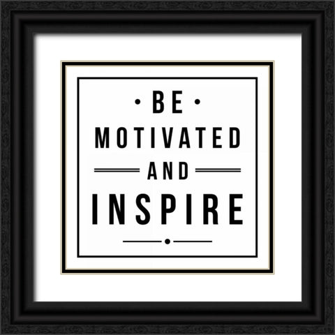 And Inspire Black Ornate Wood Framed Art Print with Double Matting by Grey, Jace