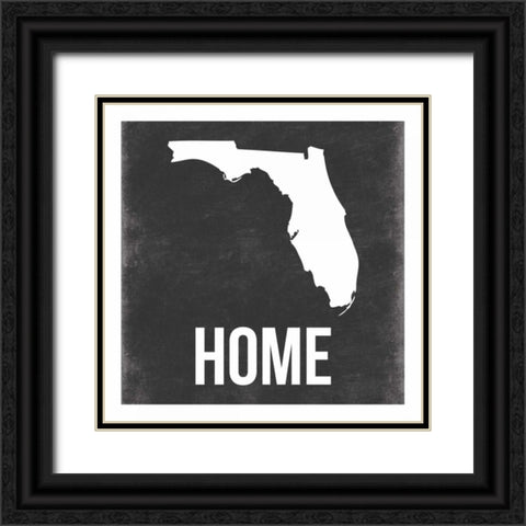 Florida Black Ornate Wood Framed Art Print with Double Matting by Grey, Jace