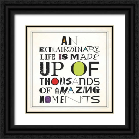 Moments Black Ornate Wood Framed Art Print with Double Matting by Grey, Jace