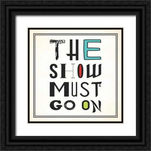 The Show Black Ornate Wood Framed Art Print with Double Matting by Grey, Jace