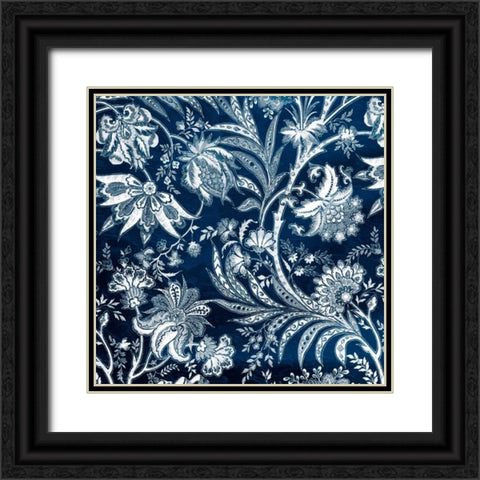 Blue Gypsy Black Ornate Wood Framed Art Print with Double Matting by Grey, Jace